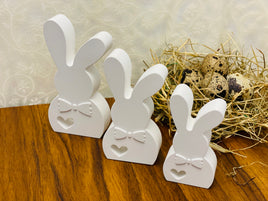 Minimalistisches Osterhasen-Trio „Pure Spring“ – 3er Set aus Gießpulver