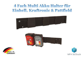 Multi Einhell Akku 4x Akkuhalter Wandhalter