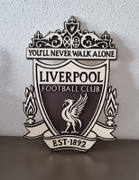 
              Liverpool LFC Laser Cut Wanddeko Fußball Fan handbemalen Handmade
            